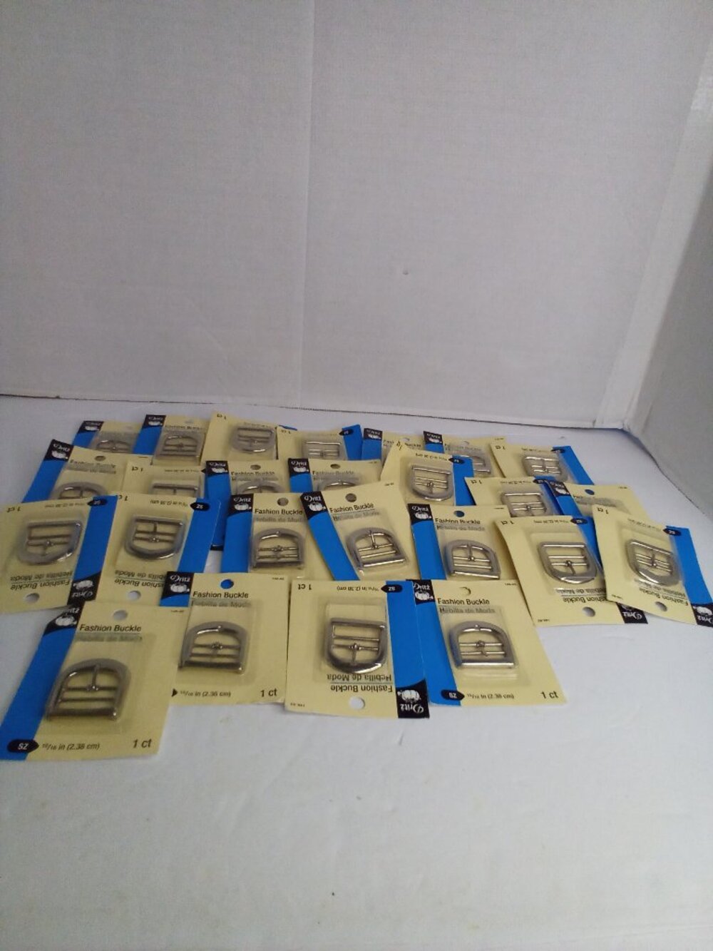 Dritz Fashion Buckle Bulk Lot of 25 15/16 in 2.38 cm DIY Craft Hardware